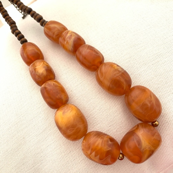 Chico's Jewelry - Chicos Burnt Orange statement necklace